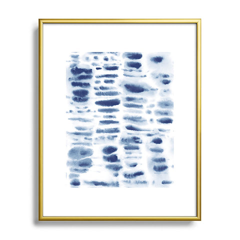 Jacqueline Maldonado Dye Dash Bizmark Blue Metal Framed Art Print