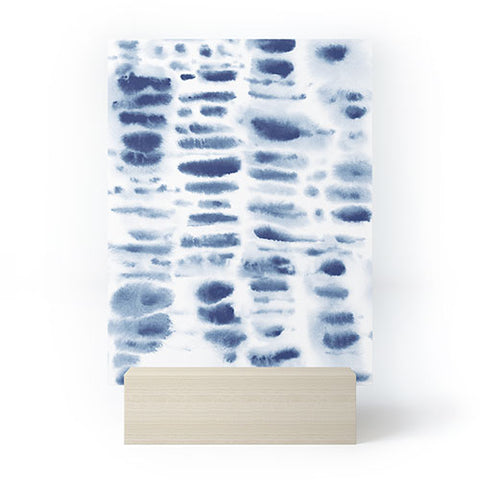 Jacqueline Maldonado Dye Dash Bizmark Blue Mini Art Print