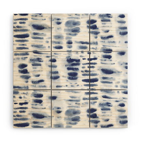 Jacqueline Maldonado Dye Dash Bizmark Blue Wood Wall Mural