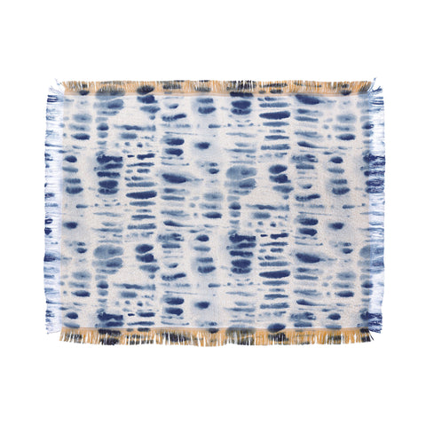 Jacqueline Maldonado Dye Dash Bizmark Blue Throw Blanket