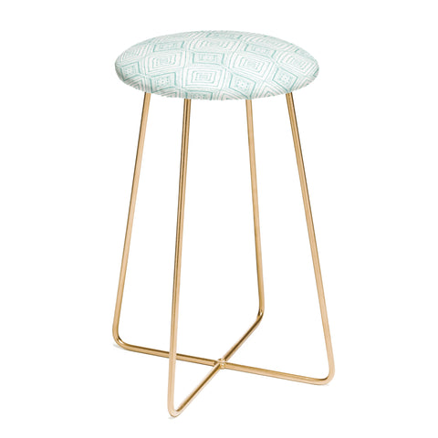 Jacqueline Maldonado Dye Dash Diamond light green Counter Stool