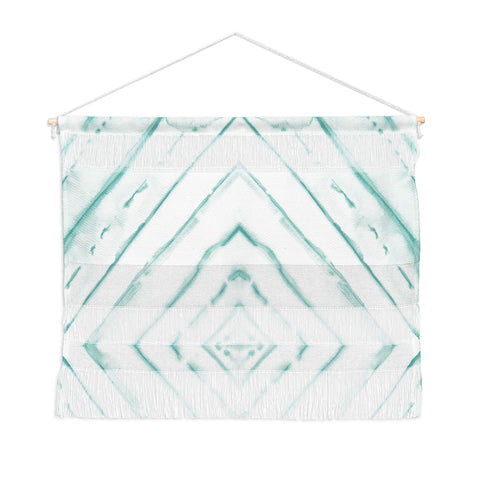 Jacqueline Maldonado Dye Dash Diamond light green Wall Hanging Landscape