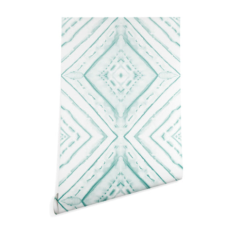 Jacqueline Maldonado Dye Dash Diamond light green Wallpaper