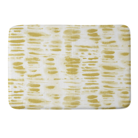 Jacqueline Maldonado Dye Dash Mustard Putty Memory Foam Bath Mat