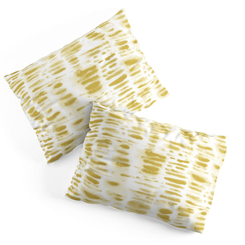 Jacqueline Maldonado Dye Dash Mustard Putty Pillow Shams