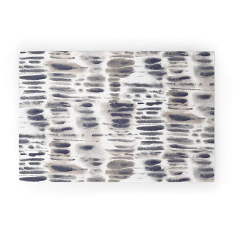 Jacqueline Maldonado Dye Dash Neutral Welcome Mat