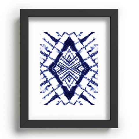 Jacqueline Maldonado Dye Diamond Indigo Recessed Framing Rectangle