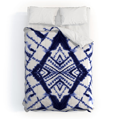 Jacqueline Maldonado Dye Diamond Indigo Comforter