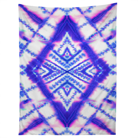 Jacqueline Maldonado Dye Diamond Iridescent Blue Tapestry