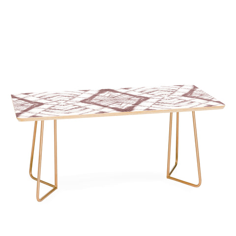 Jacqueline Maldonado Dye Diamond Taupe Coffee Table