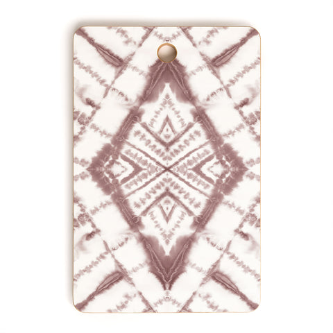 Jacqueline Maldonado Dye Diamond Taupe Cutting Board Rectangle