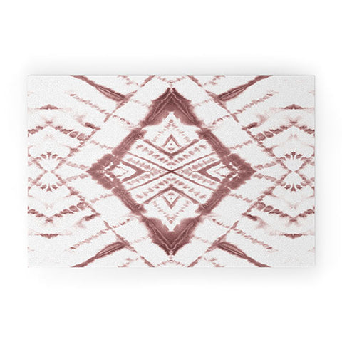 Jacqueline Maldonado Dye Diamond Taupe Welcome Mat