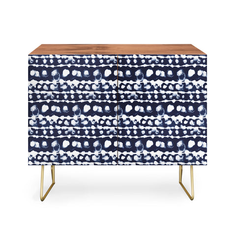 Jacqueline Maldonado Dye Dot Stripe Indigo Credenza