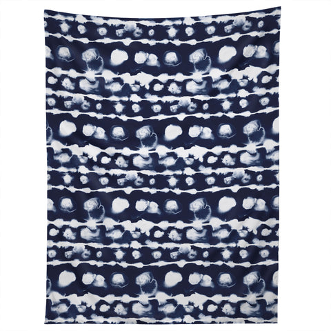 Jacqueline Maldonado Dye Dot Stripe Indigo Tapestry
