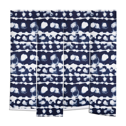 Jacqueline Maldonado Dye Dot Stripe Indigo Wall Mural