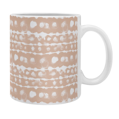 Jacqueline Maldonado Dye Dot Stripe Terra Cotta Coffee Mug