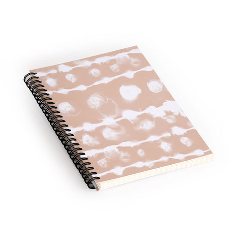 Jacqueline Maldonado Dye Dot Stripe Terra Cotta Spiral Notebook