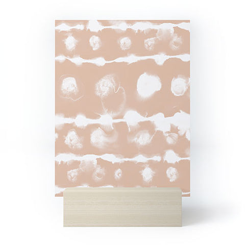 Jacqueline Maldonado Dye Dot Stripe Terra Cotta Mini Art Print