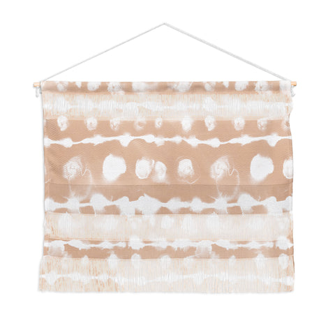 Jacqueline Maldonado Dye Dot Stripe Terra Cotta Wall Hanging Landscape