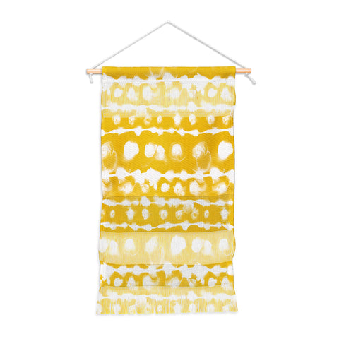 Jacqueline Maldonado Dye Dot Stripe Yellow Wall Hanging Portrait