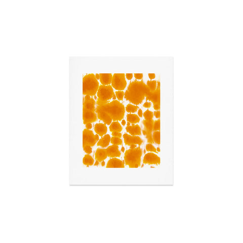 Jacqueline Maldonado Dye Dots Turmeric Art Print