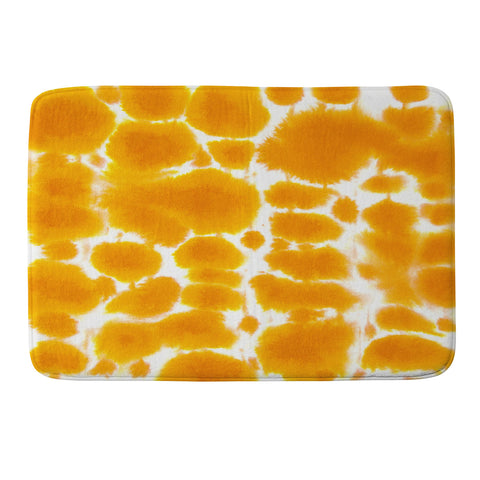 Jacqueline Maldonado Dye Dots Turmeric Memory Foam Bath Mat