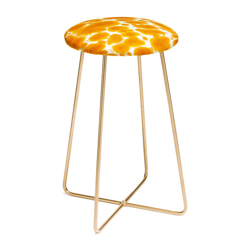 Jacqueline Maldonado Dye Dots Turmeric Counter Stool