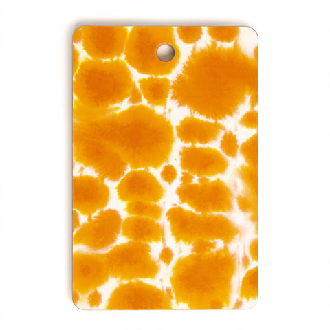 Jacqueline Maldonado Dye Dots Turmeric Cutting Board Rectangle
