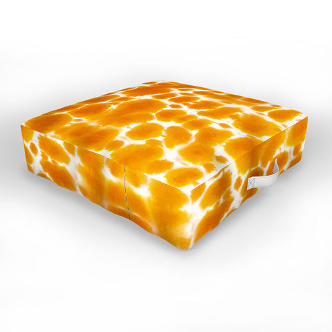 Jacqueline Maldonado Dye Dots Turmeric Outdoor Floor Cushion