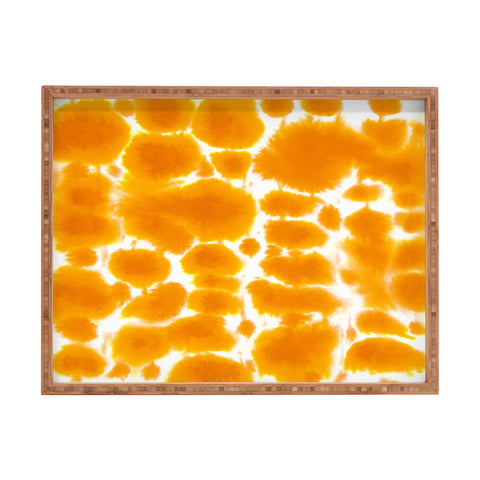 Jacqueline Maldonado Dye Dots Turmeric Rectangular Tray