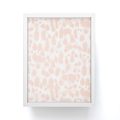 Jacqueline Maldonado Dye Drops Flamingo Framed Mini Art Print