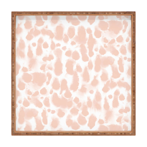 Jacqueline Maldonado Dye Drops Flamingo Square Tray