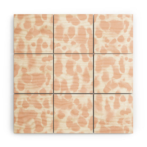 Jacqueline Maldonado Dye Drops Flamingo Wood Wall Mural