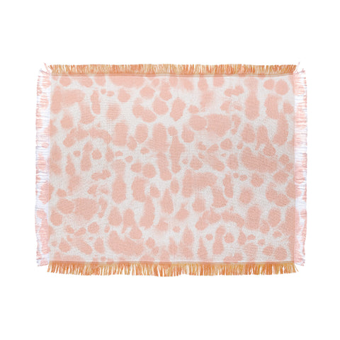Jacqueline Maldonado Dye Drops Flamingo Throw Blanket