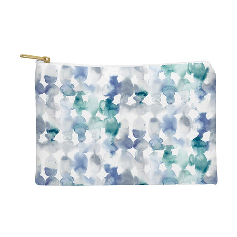 Jacqueline Maldonado Dye Ovals Blue Green Pouch
