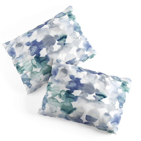 Jacqueline Maldonado Dye Ovals Blue Green Pillow Shams