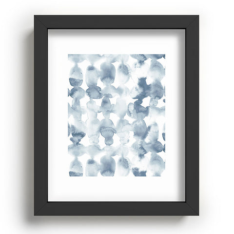 Jacqueline Maldonado Dye Ovals Bue Fog Recessed Framing Rectangle