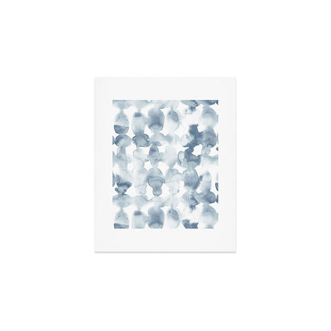 Jacqueline Maldonado Dye Ovals Bue Fog Art Print