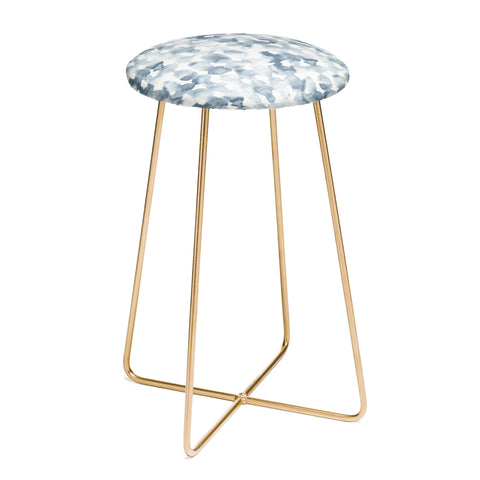 Jacqueline Maldonado Dye Ovals Bue Fog Counter Stool