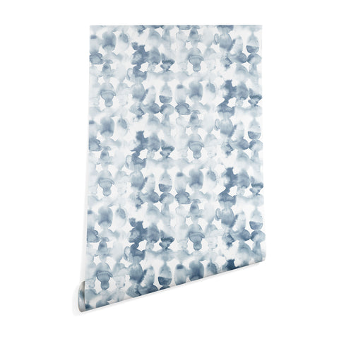 Jacqueline Maldonado Dye Ovals Bue Fog Wallpaper