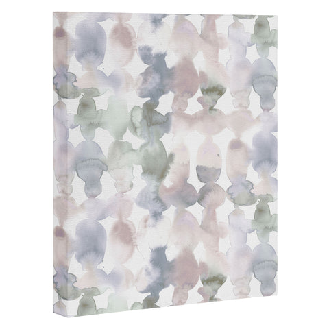 Jacqueline Maldonado Dye Ovals Muted Art Canvas