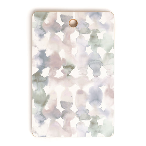 Jacqueline Maldonado Dye Ovals Muted Cutting Board Rectangle
