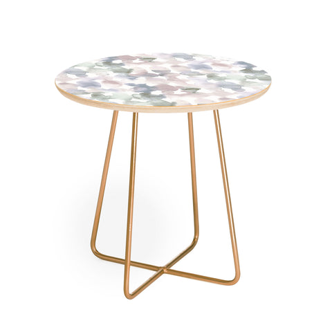 Jacqueline Maldonado Dye Ovals Muted Round Side Table