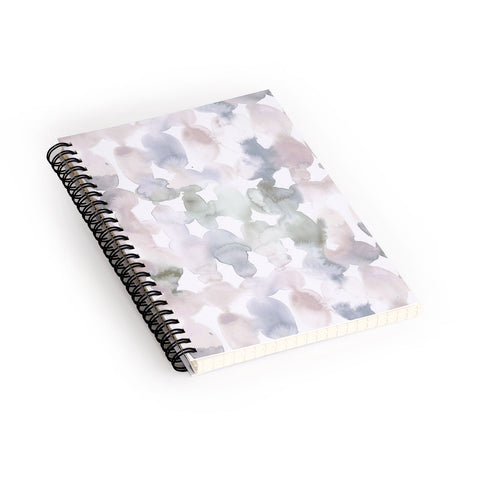 Jacqueline Maldonado Dye Ovals Muted Spiral Notebook
