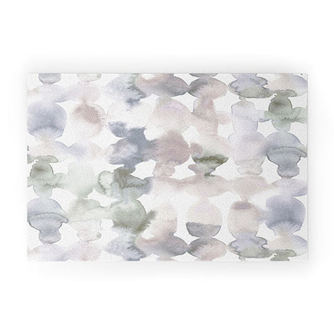 Jacqueline Maldonado Dye Ovals Muted Welcome Mat