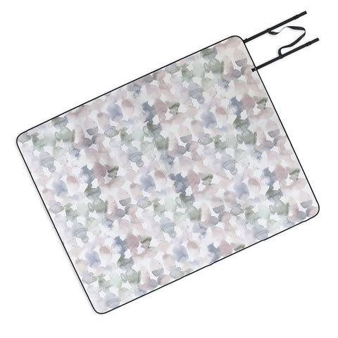 Jacqueline Maldonado Dye Ovals Muted Picnic Blanket