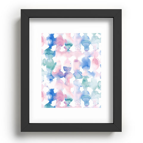 Jacqueline Maldonado Dye Ovals Pastel Recessed Framing Rectangle