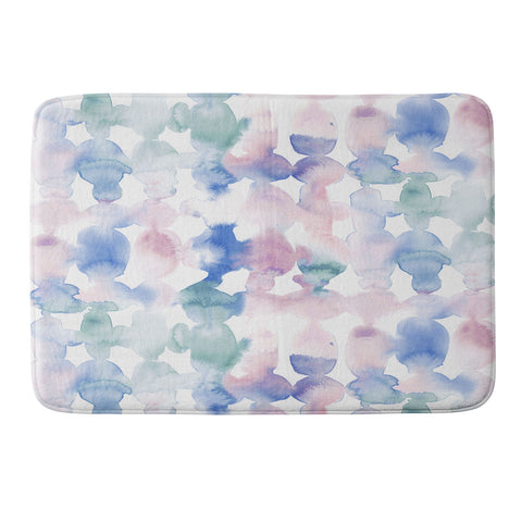 Jacqueline Maldonado Dye Ovals Pastel Memory Foam Bath Mat