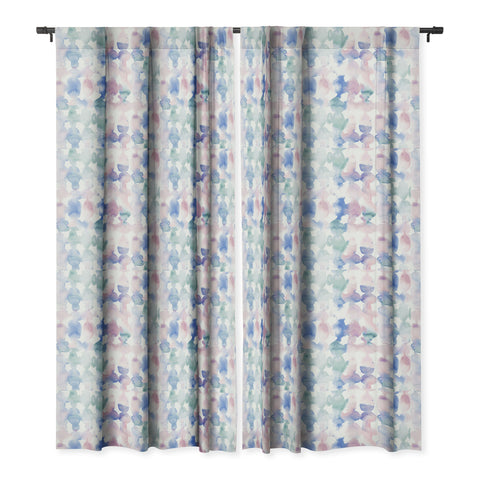 Jacqueline Maldonado Dye Ovals Pastel Blackout Window Curtain