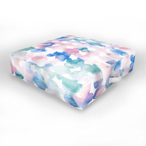 Jacqueline Maldonado Dye Ovals Pastel Outdoor Floor Cushion
